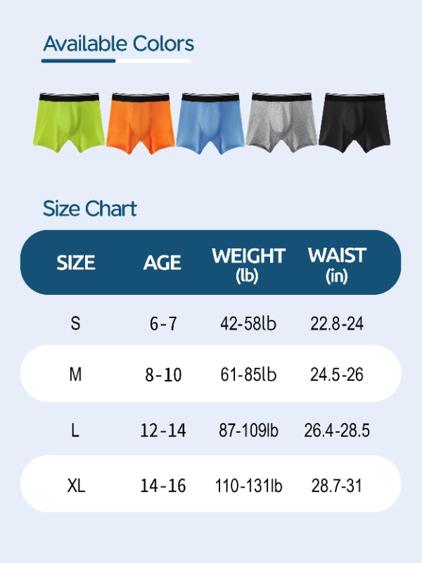 Boys Incontinence Underwear Every Day-11106-4