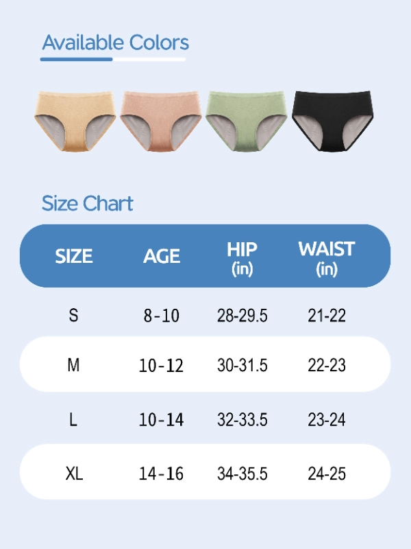 Girls Incontinence Underwear-31091-4