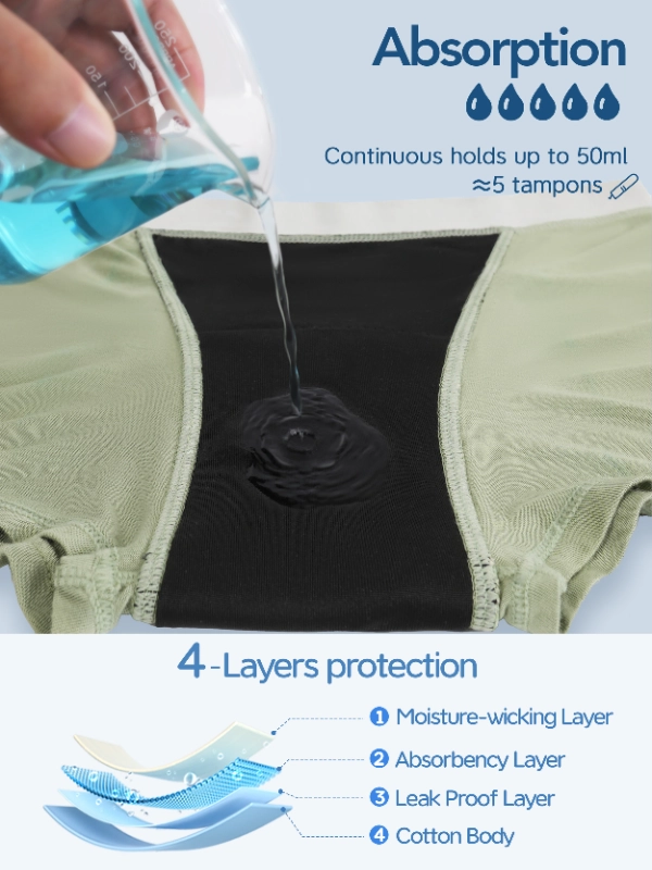 Girls Incontinence Underwear Boy Shorts-31102 -2