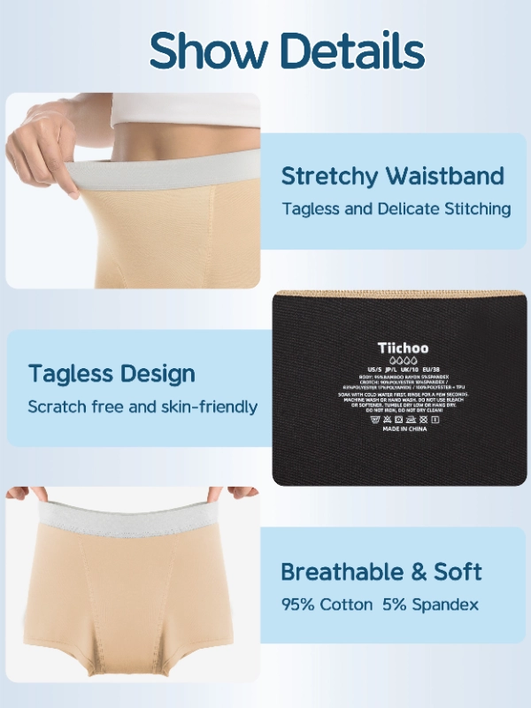 Girls Incontinence Underwear Boy Shorts-31102 -3