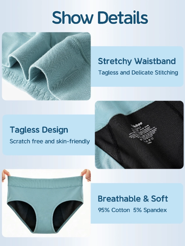 Incontinence Underwear for Women High Viscose-31003 -3