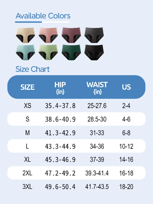 Incontinence Underwear for Women High Viscose-31003 -4