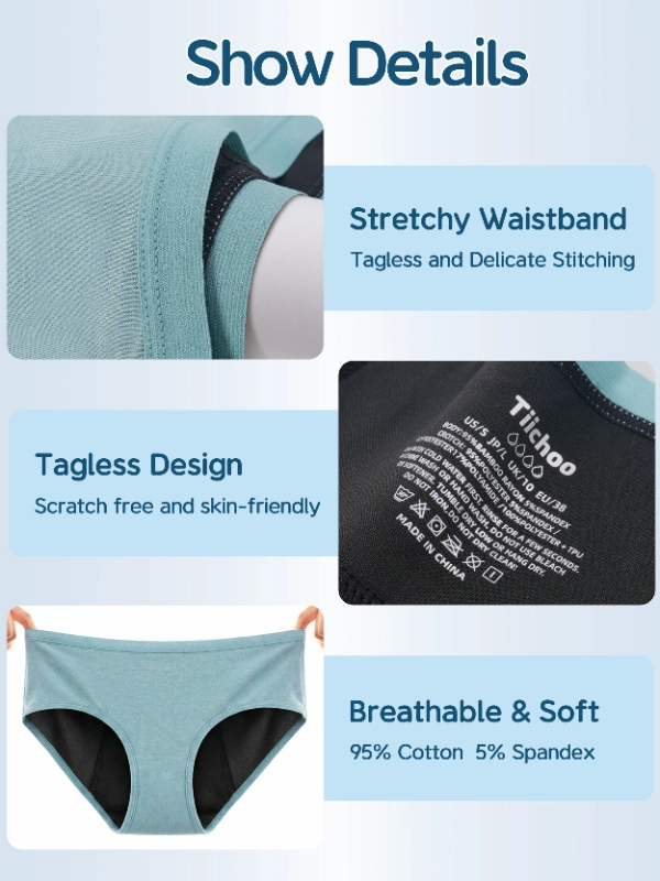 Period Underwear for Women Viscose-31001-3