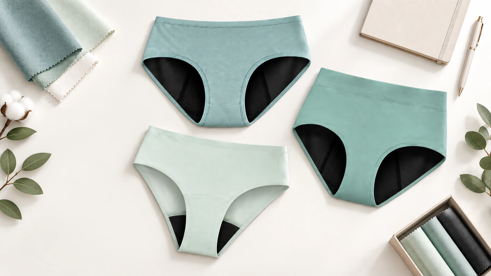private label period underwear styles for wholesale and OEM buyers