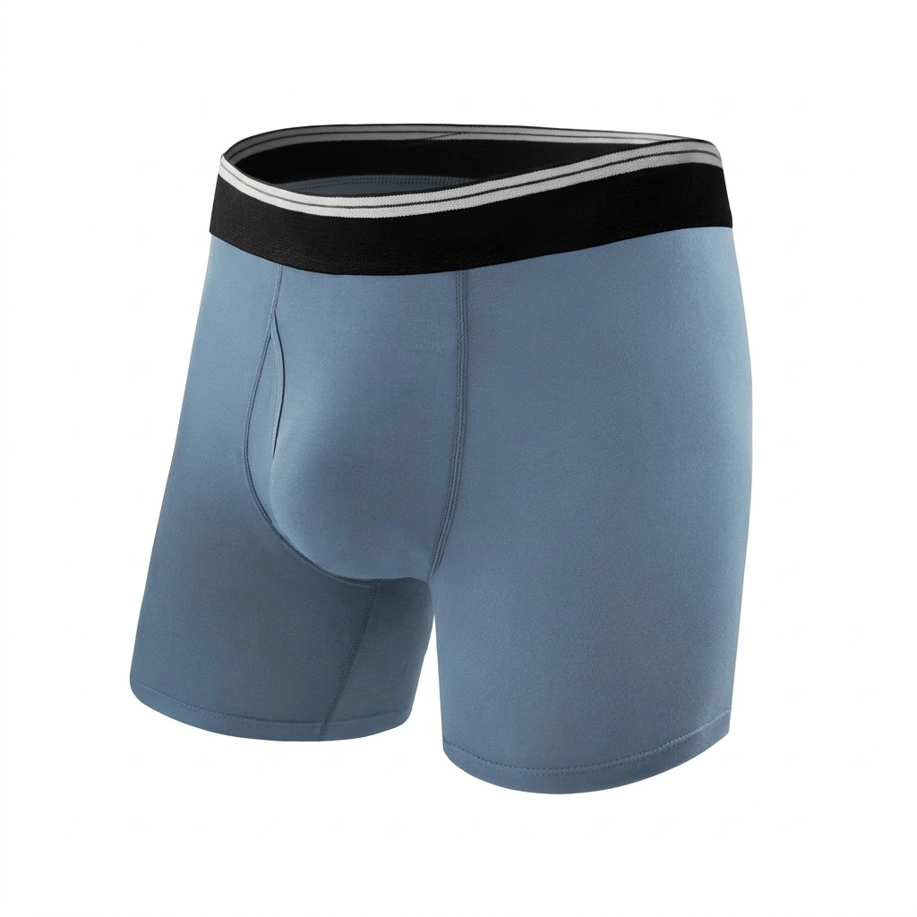 Tiichoo light blue Men's Viscose Incontinence Underwear SKU 31052
